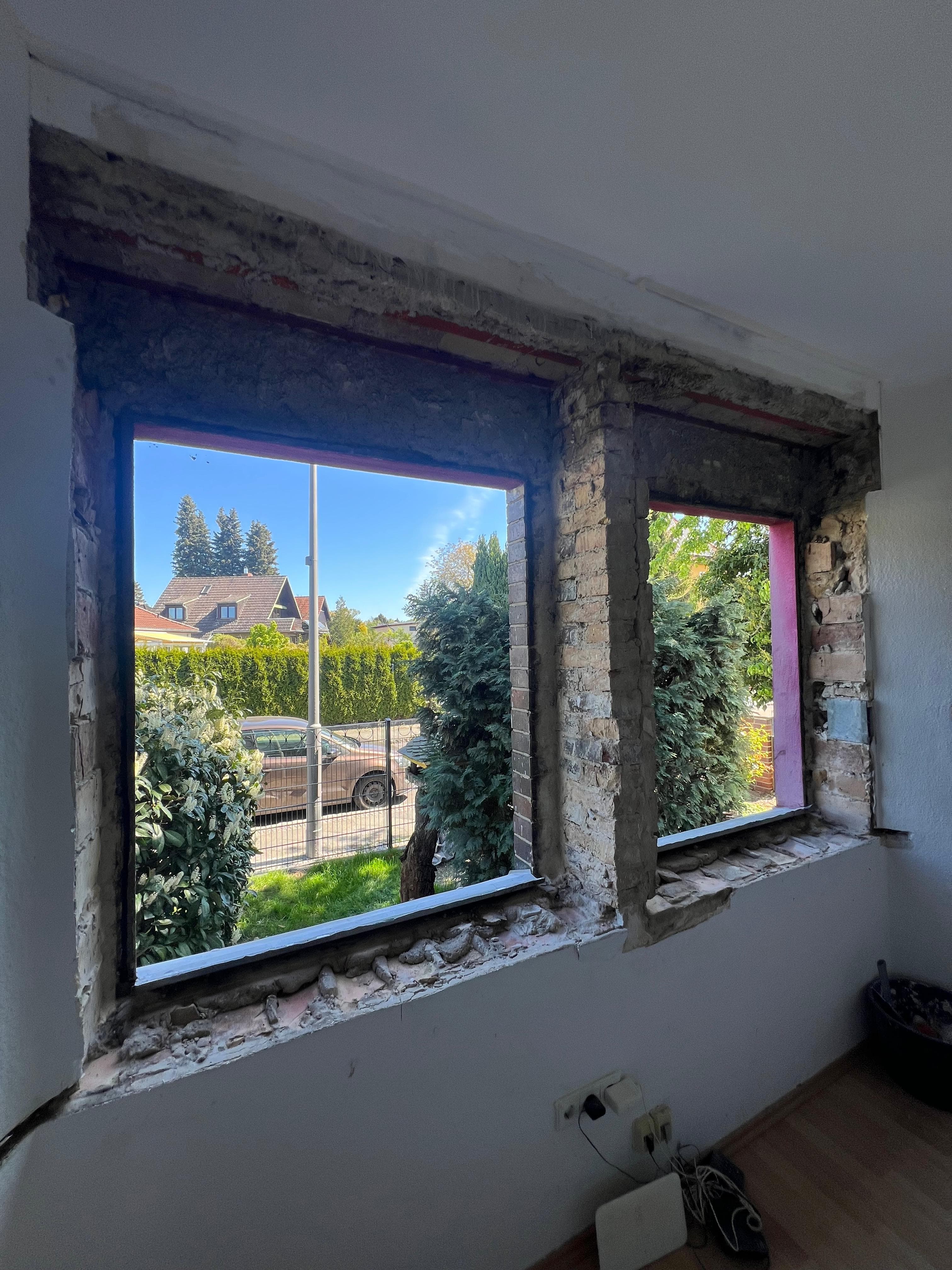 Altbau vor der Fenstersanierung